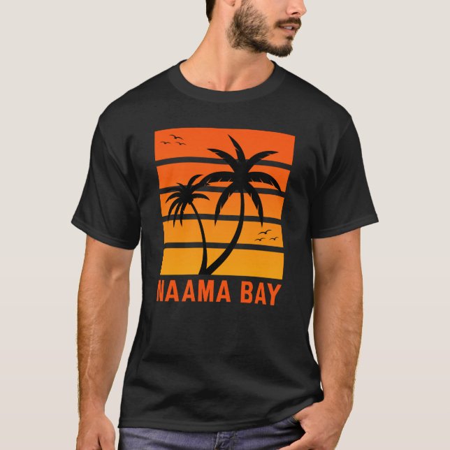 Camiseta de la vendimia del atardecer de Naama Bay (Anverso)