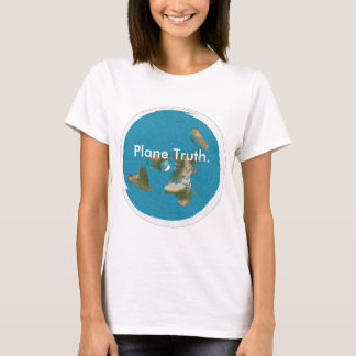 Camiseta de la "verdad plana" para las mujeres