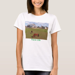 Camiseta de la vida de la granja