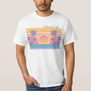 Camiseta de la vida de la isla hawaiana