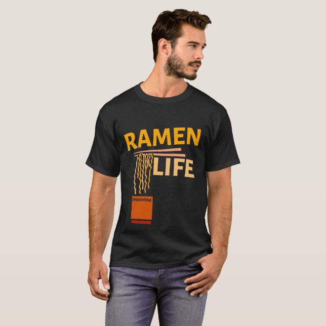 Camiseta de la vida de los Ramen, camisetas (Anverso completo)