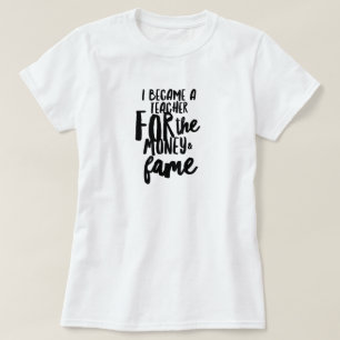Camiseta de la vida de un maestro