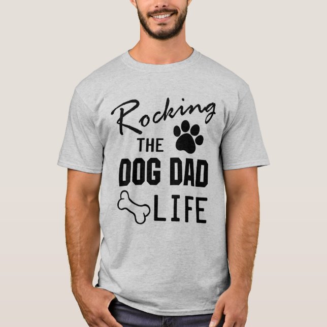 Camiseta de la vida del papá del perro de (Anverso)