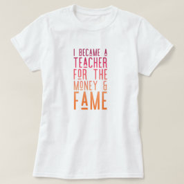 Camiseta de la vida del profesor