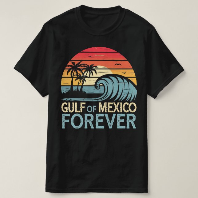 Camiseta de la vida en la playa Shirt del Golfo de (Diseño del anverso)
