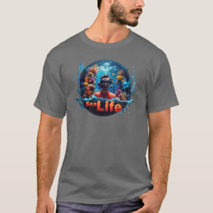 Camiseta de la vida marina