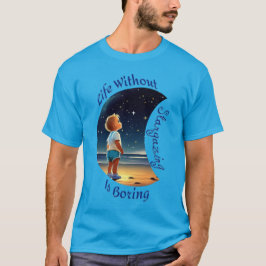 camiseta de "la vida sin miradas es aburrida"