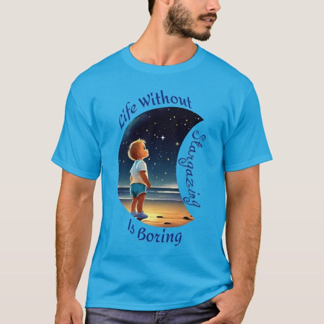 camiseta de "la vida sin miradas es aburrida" (Anverso)