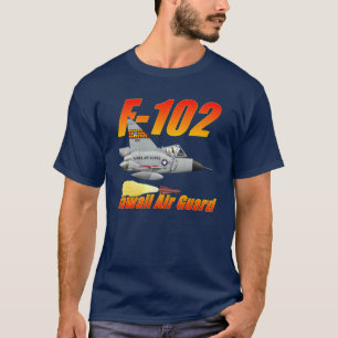 Camiseta de la vigilancia aérea de F102 Hawaii