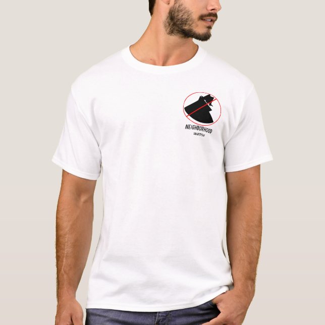 Camiseta de la vigilancia vecinal (Anverso)
