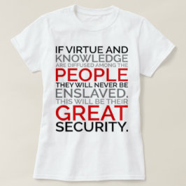 Camiseta de la virtud y del conocimiento
