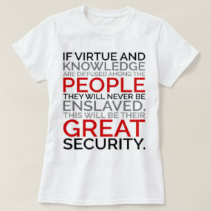 Camiseta de la virtud y del conocimiento