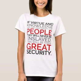 Camiseta de la virtud y del conocimiento