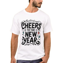 Camiseta de la víspera de Año Nuevo, feliz año nue