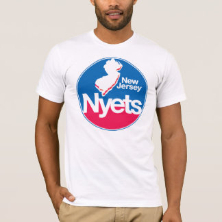Camiseta de la vuelta de NJ NYETS (logotipo