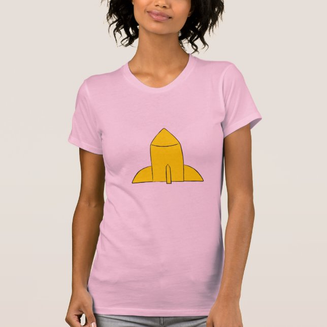 Camiseta de la vuelta del dibujo animado del poder (Anverso)