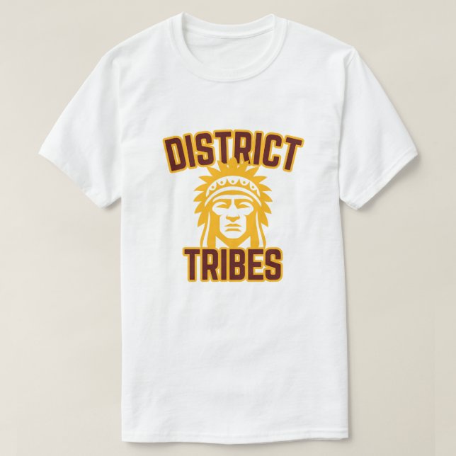 Camiseta de la WSH D.C. Sports "District Tribes" (Diseño del anverso)