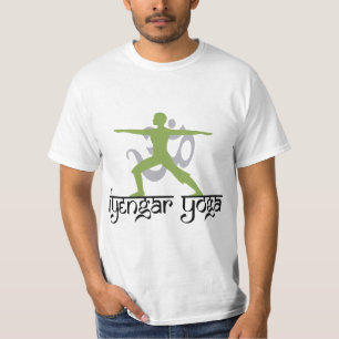Camiseta de la yoga de Iyengar de la actitud del