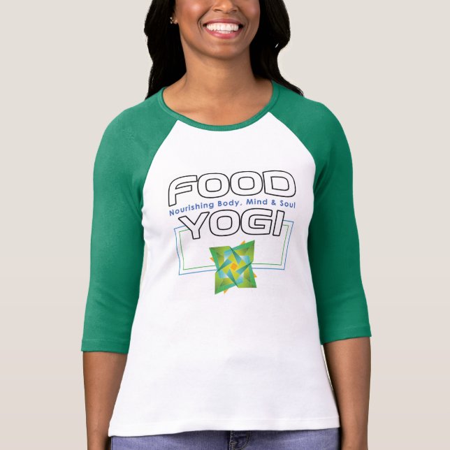 Camiseta de la yoga de la comida (Anverso)