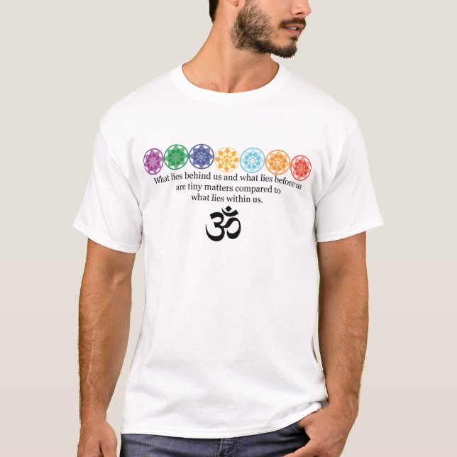 Camiseta de la yoga de OM (Anverso)