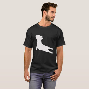 Camiseta de la yoga del bulldog francés