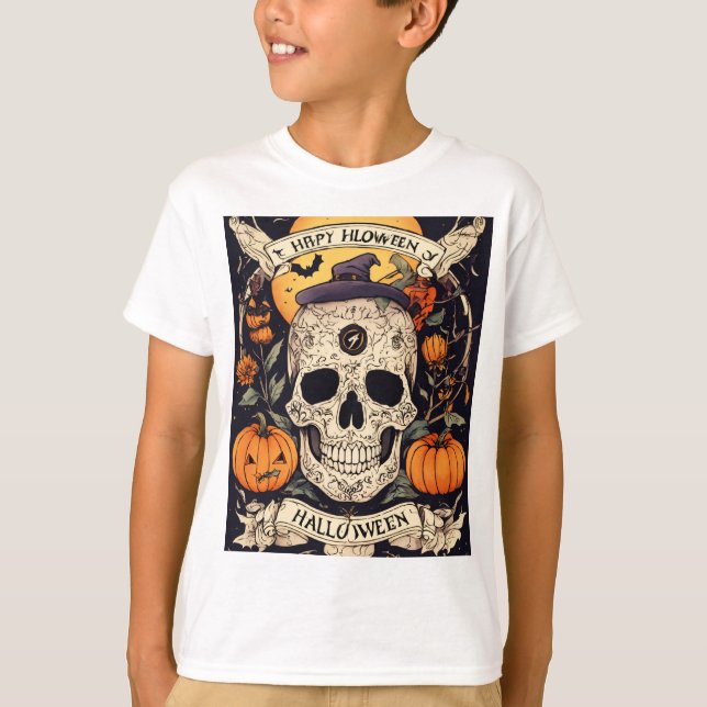 camiseta de la zona de Halloween (Anverso)