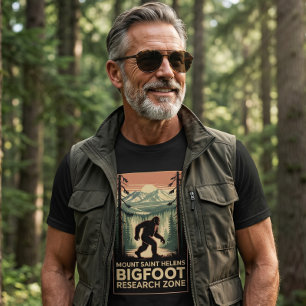 Camiseta de la Zona de Investigación de Bigfoot de