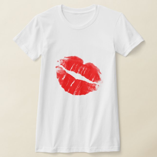 Camiseta de labios rojos (Distribución)