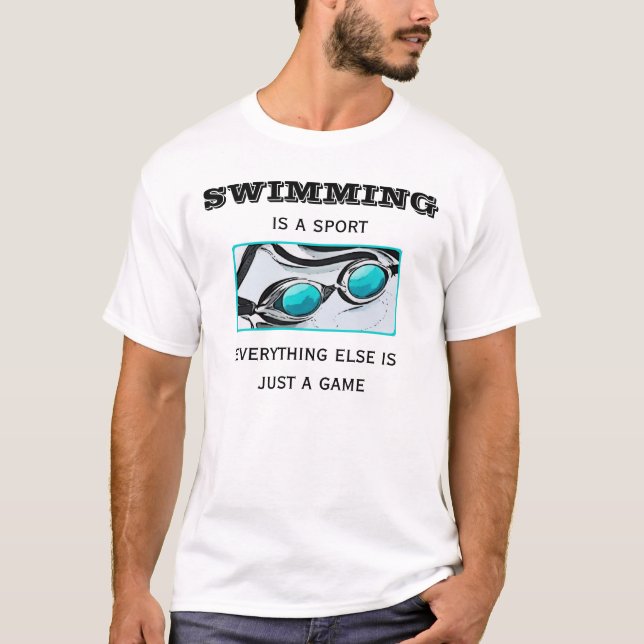 Camiseta de Ladie de la natación (Anverso)