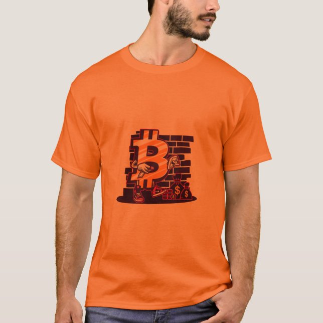 Camiseta de ladrillo pared número 7 de oro (Anverso)