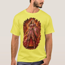 Camiseta de Lady Rosaline Guerrera de Fantasía Rad