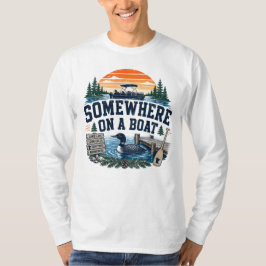 Camiseta de Lago Minnesota en Barco en Algún Lugar