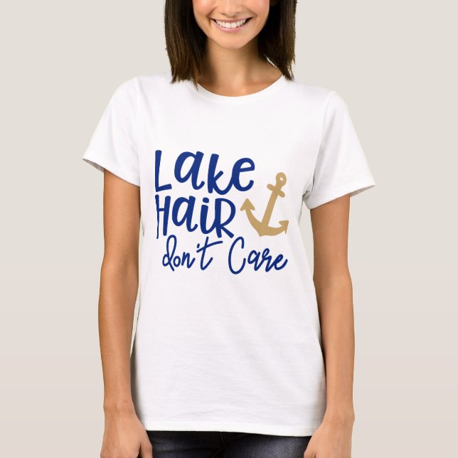 Camiseta de Lake Hair no le importa (Anverso)
