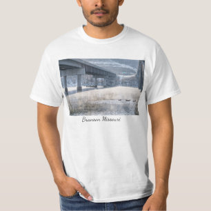 Camiseta de Lake Taneycomo Niebla Invierno Pesca