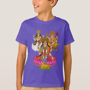 Camiseta de Lakshmi Saraswati Ganesha