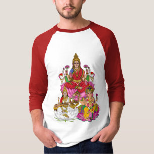 Camiseta de Lakshmi Saraswati Ganesha