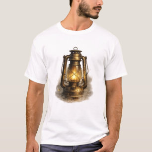 Camiseta de lámpara de queroseno vintage