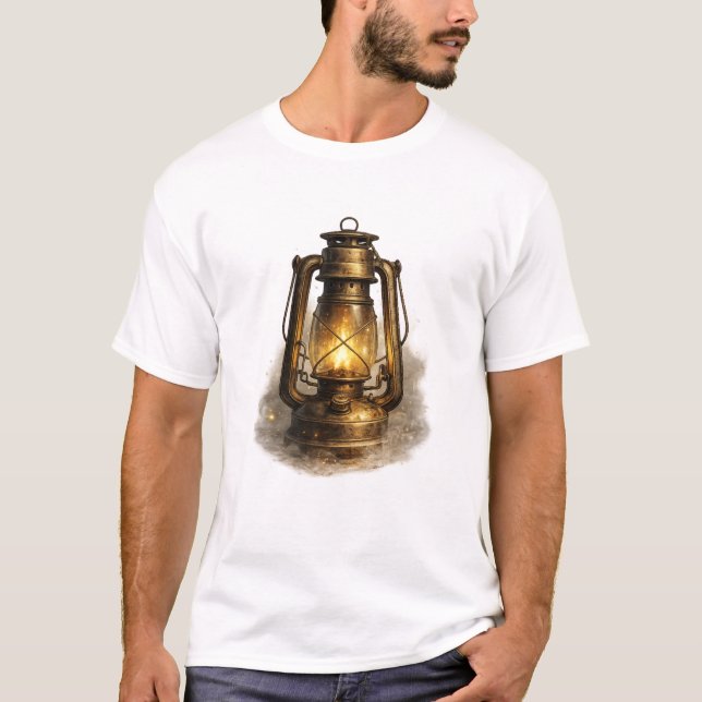 Camiseta de lámpara de queroseno vintage (Anverso)