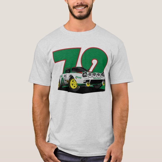 Camiseta de Lancia Stratos (Anverso)