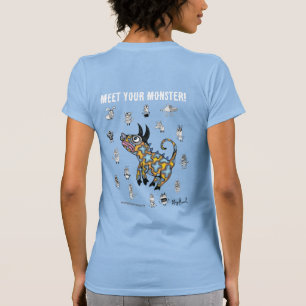 Camiseta de lanzamiento de transformación de monst