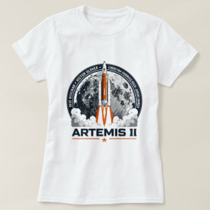 Camiseta de lanzamiento del cohete de la misión es
