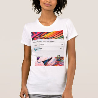camiseta de lápices de herramientas de arte
