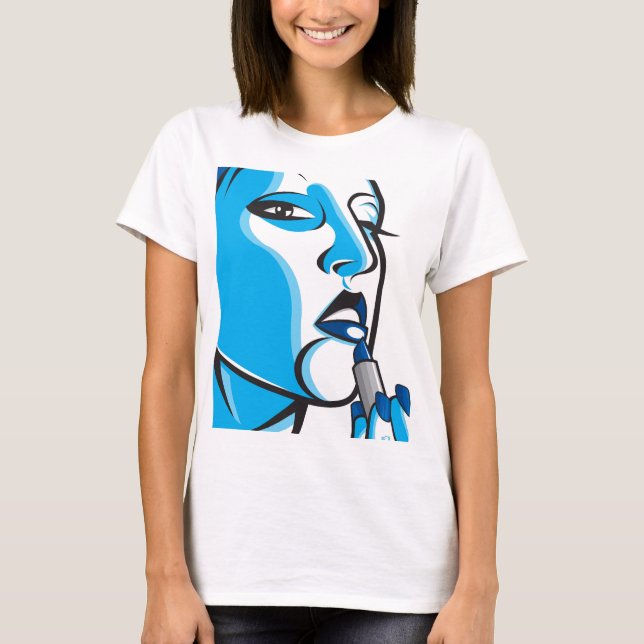 Camiseta de lápiz labial (Anverso)