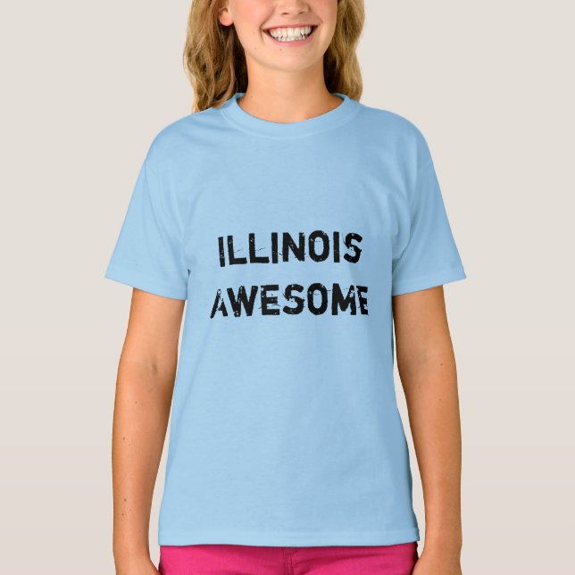 Camiseta de larga duración de Illinois (Anverso)