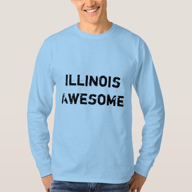 Camiseta de larga duración de Illinois (Anverso)