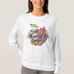 Camiseta de larga duración de la vida del profesor