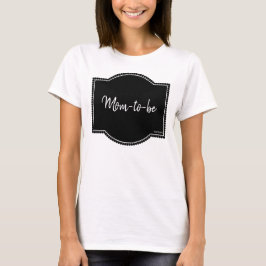 Camiseta de larga duración de maternidad - Mamá de