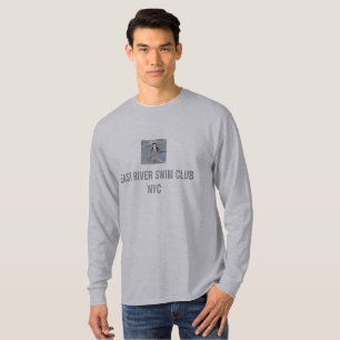 Camiseta De Larga Manga De East River Club NYC