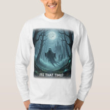 Camiseta De Larga Manga De Fantasma De Halloween