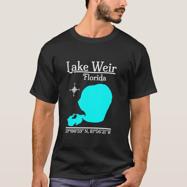 Camiseta De Larga Manga De Lake Weir Florida (Anverso)